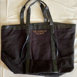 Victoria secret black bag medium size with gold writing. New never used.